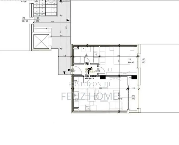 ZYRE ME QERA 62 M2 SQUARE 21 650 EURO