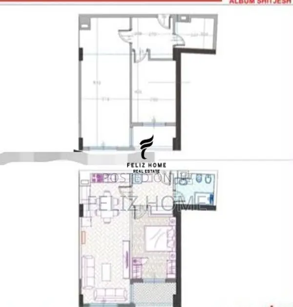 SHITET APARTAMENT 1+1+BALLKON STACIONI I TRENIT 183.500 EURO
