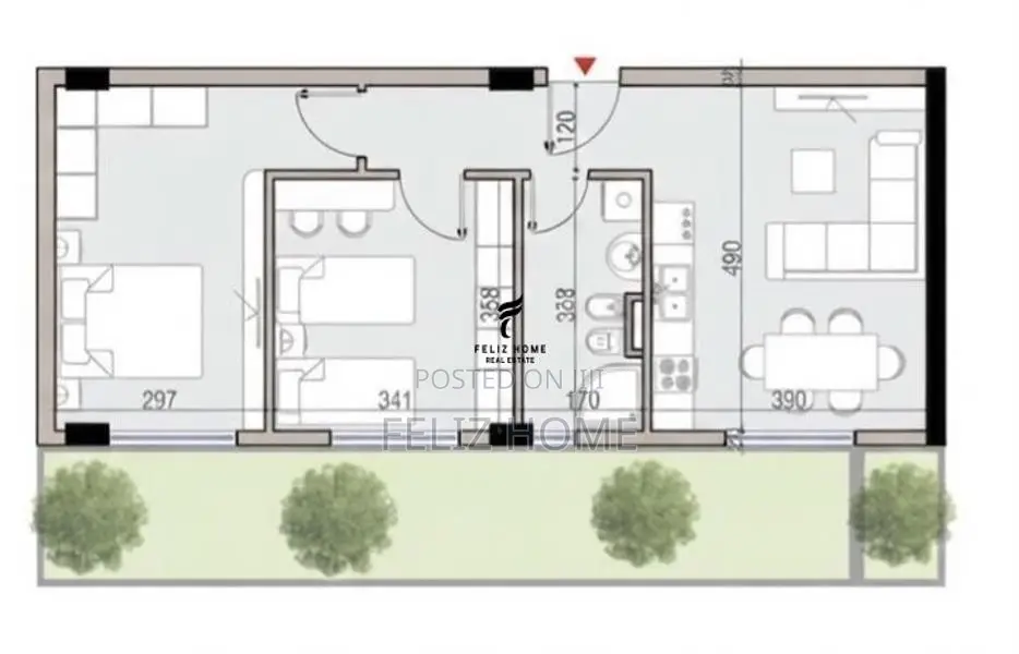 SHITET APARTAMENT 2+1 TEG 144.000 EURO