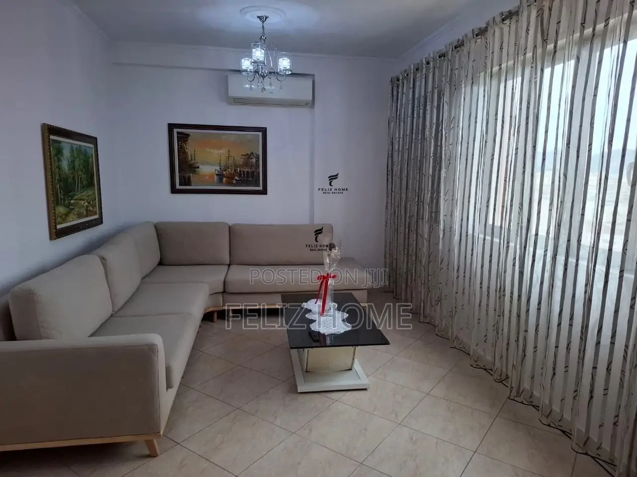 APARTAMENT ME QERA 2+1 MINE PEZA 70.000 LEKE