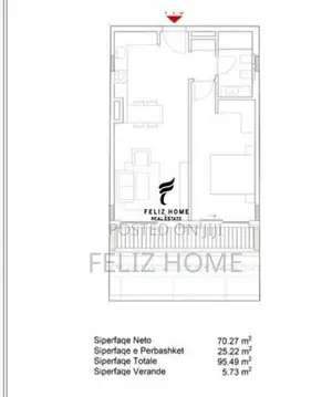 SHITET APARTAMENT 1+1 GREEN COAST 396.000 EURO