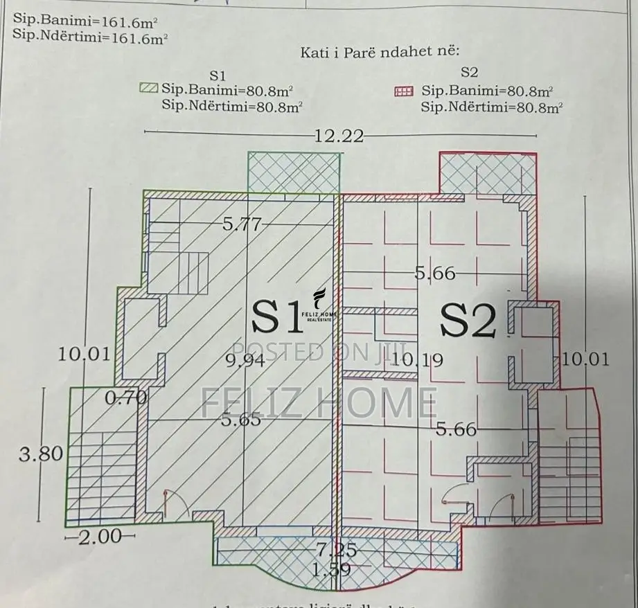 SHITET VILE 293 M2 FRESK 400.000 EURO