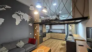 APARTAMENT ME QERA 1+1 DUPLEX 5 MAJ 40.000 LEKE