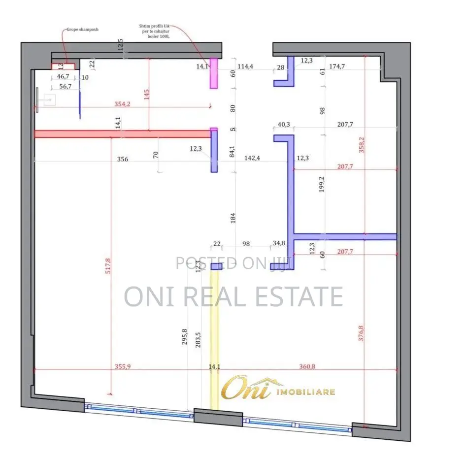 Office to rent Artificial Lake - Kosovars Str. (Tirana - city)