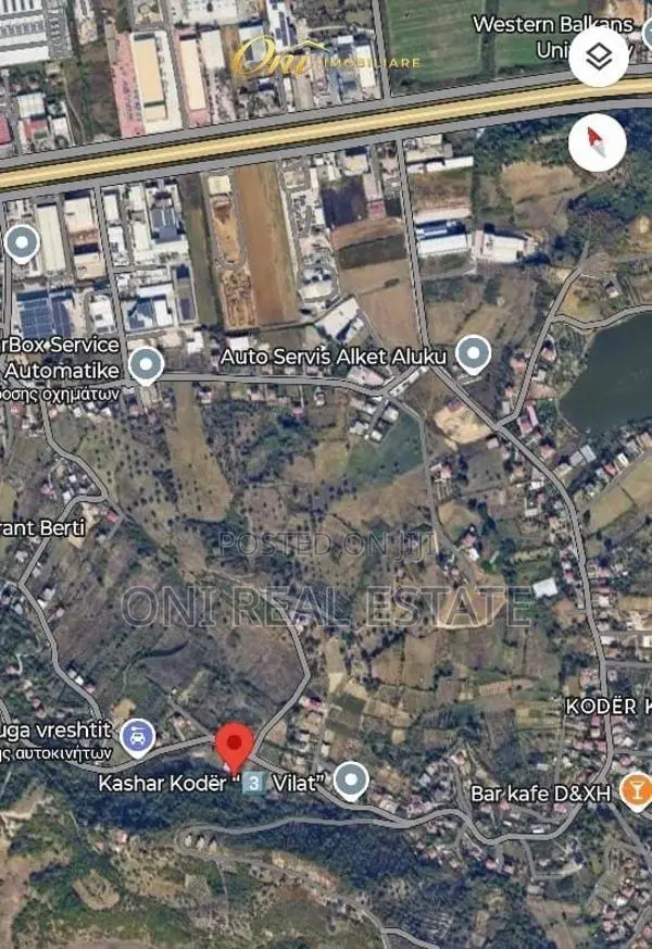 Land Plot for sale QTU - Highway TR-DR  - Mezez (Tirana Suburbs)
