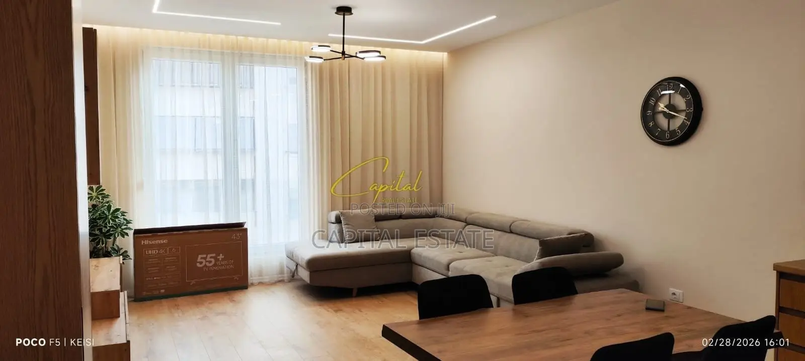 APARTAMENT ME QIRA 1+1 BULEVARDI I RI 70.000 LEKE