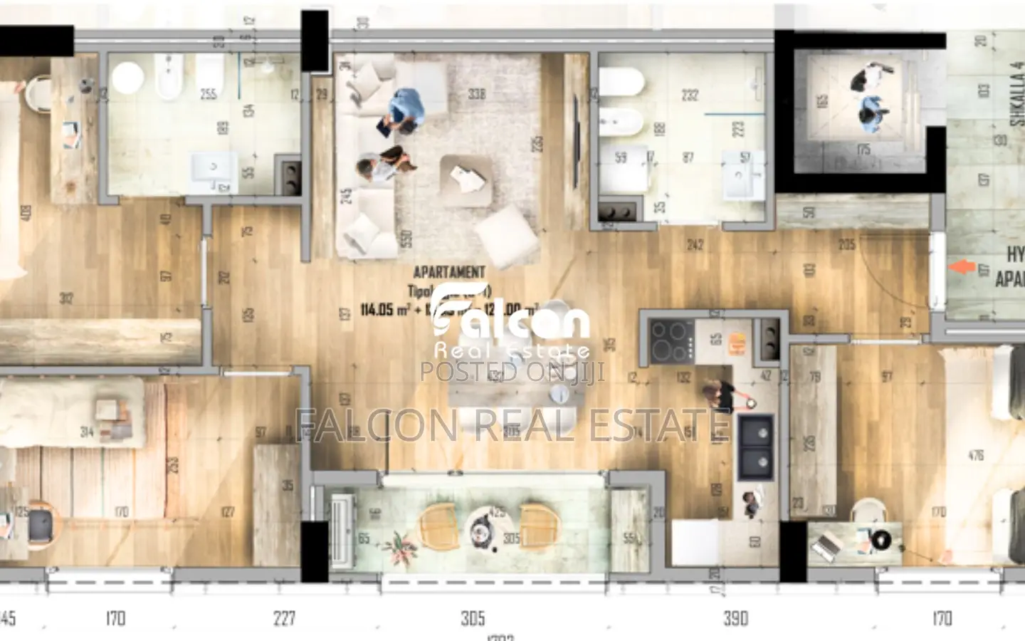 Shitet apartament-Tiranë
