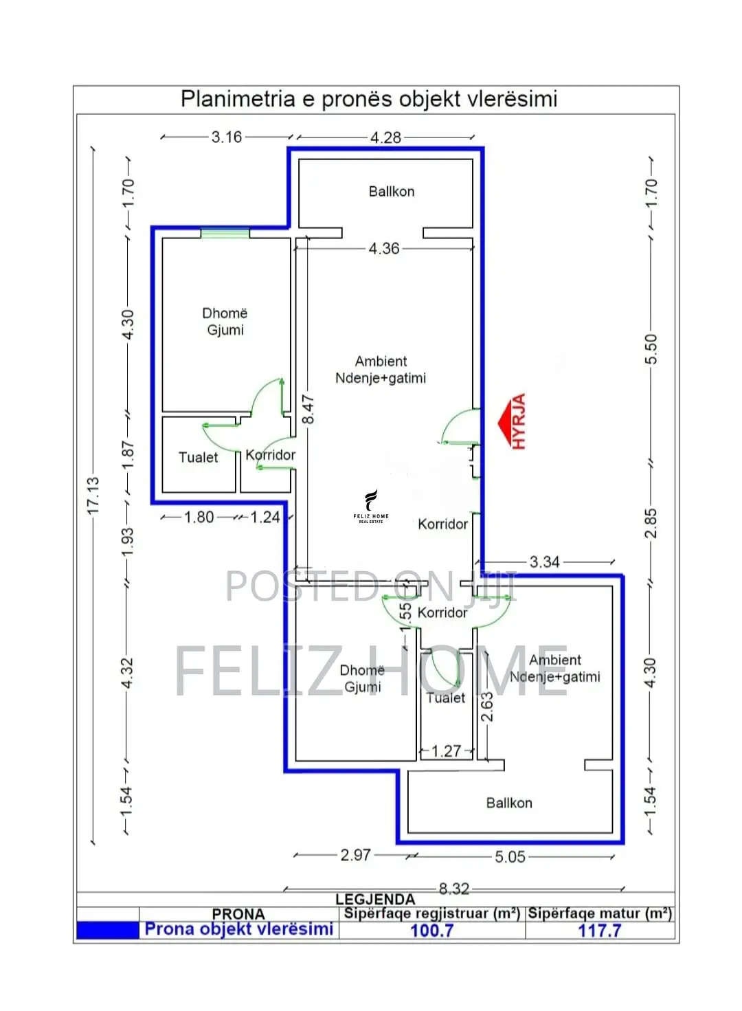 SHITET APARTAMENT 3+1+2 MYSLYM SHYRI 30.000.000 LEKE