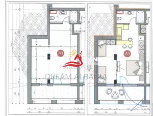 Apartament 1+1 me verande ne shitje ne Dhermi prane Drymades inn (ID 4