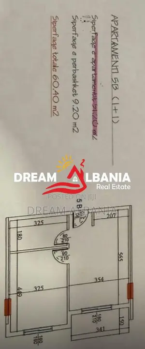Apartament 1+1 Ne Shitje Ne Golem (ID 41111553) f
