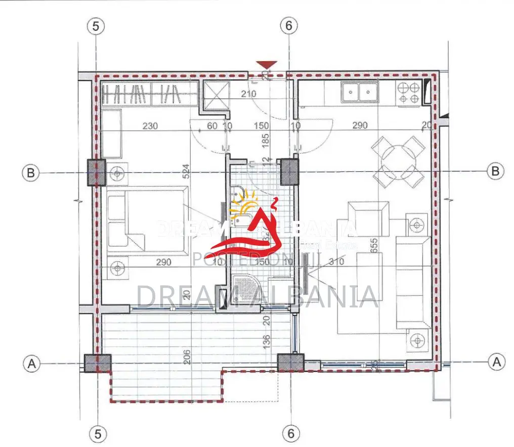 Apartament 1+1 Ne Shitje Ne Shengjin (ID 41111559 )