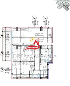 Apartament 2+1+2 tek Residenca Kodra e Diellit 2 (ID 41212205)