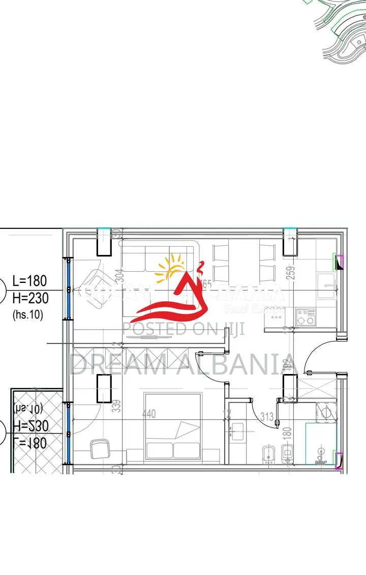 Apartament 1+1 tek Residenca Kodra e Diellit 2 (ID 41111544)