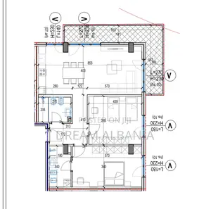 Apartament 2+1+2wc ne shitje tek Rezidenca “Kodra e Diellit”, Tirane (