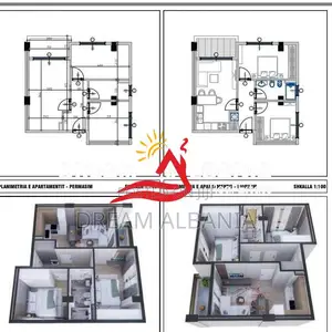 Apartamente 2+1 ne Golem prane Epidamn White Sensation (ID 41212224)
