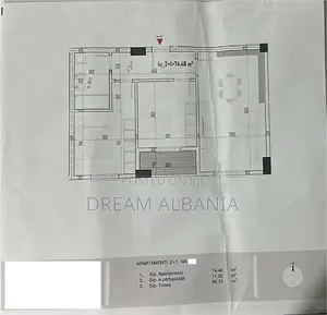 Apartamente 2+1 ne shitje ne fazen perfundimtare te ndertimit ne Pasku