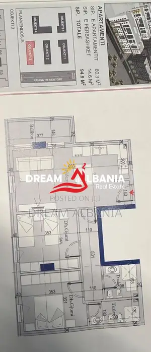 Apartament 2+1+2 Ne Shitje Ne Shitje Te Ish Dogana (ID 41212174)