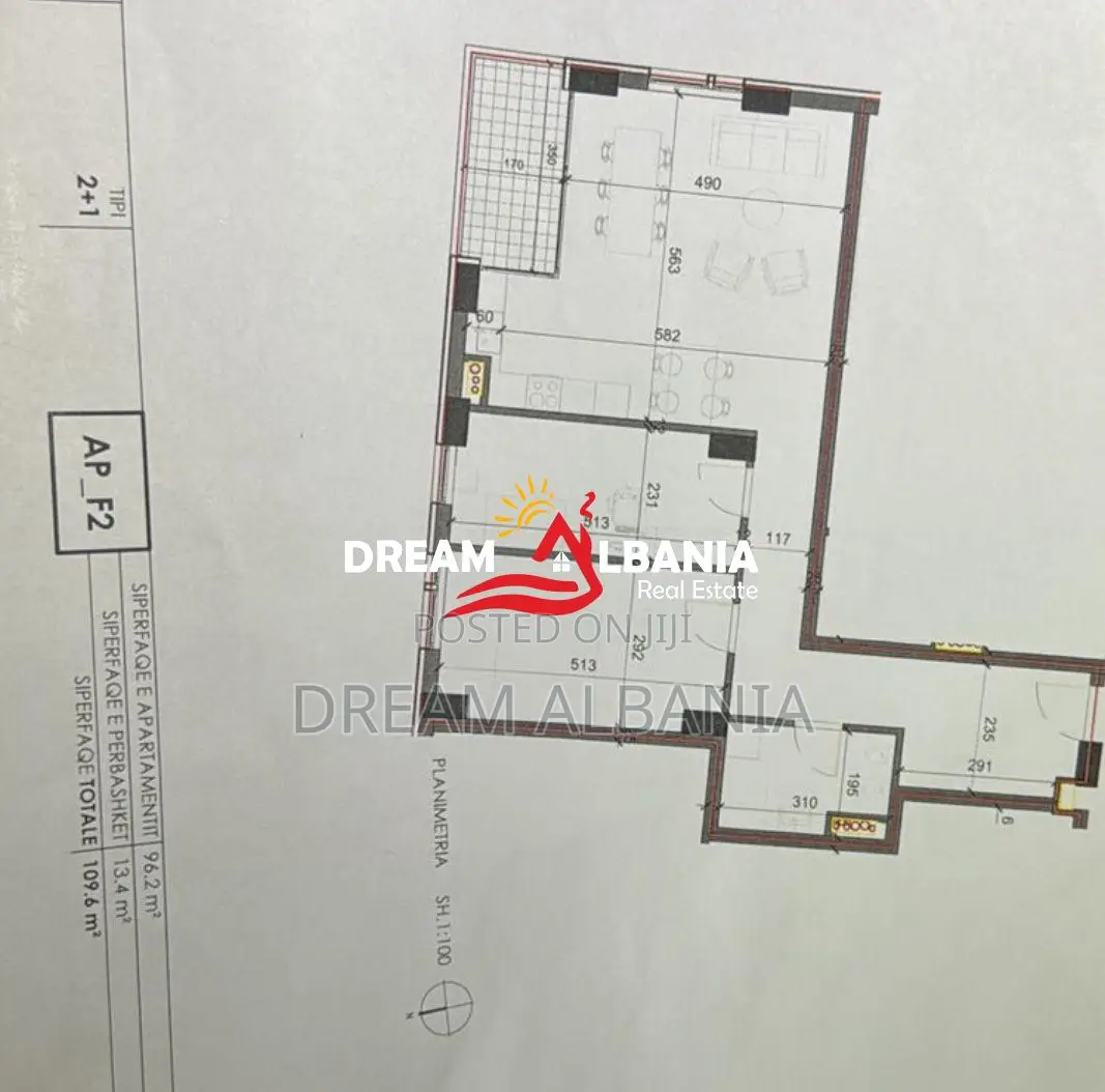 Apartament 2+1 Ne Shitje Ne Shkoze (ID 41212129)
