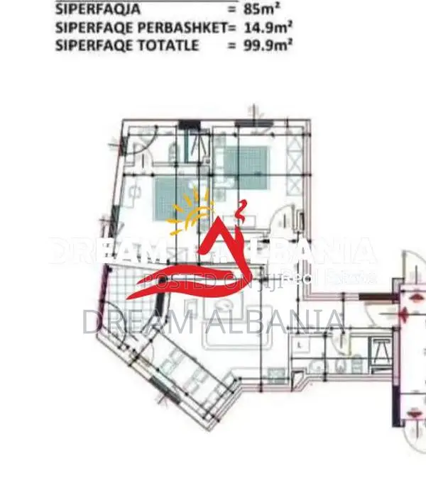 Apartament 2+1+2 Ne Shitje Te Shkolla Mihal Grameno (ID 41212214)