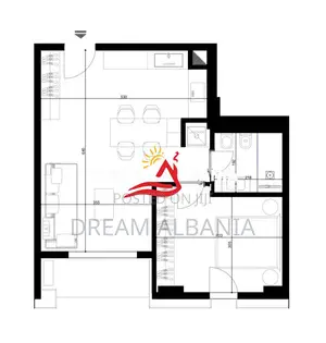 Apartament 1+1 Ne Shitje Te River Side Residence (ID 41111562)