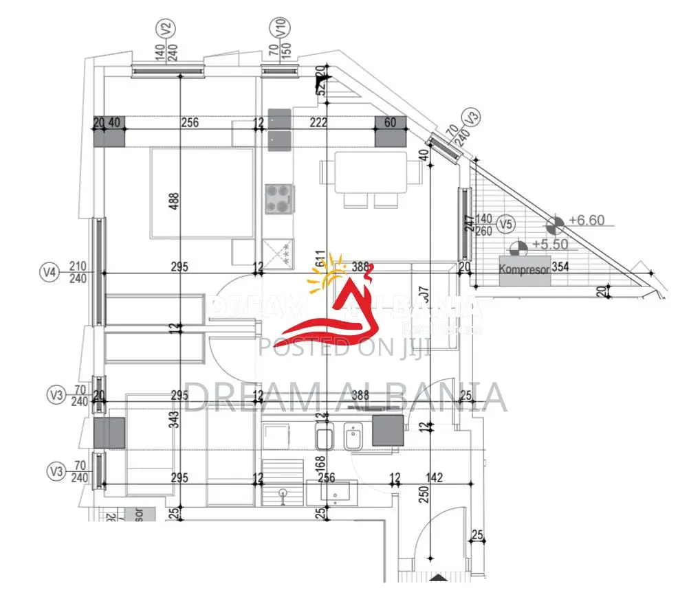 Shitet Apartament 2+1 Tek Komuna e Parisit (ID 41212291)