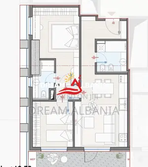 Apartament 2+1+2 ne Shitje Tek Kompleksi Manhattan, Zogu i Zi Tirane (