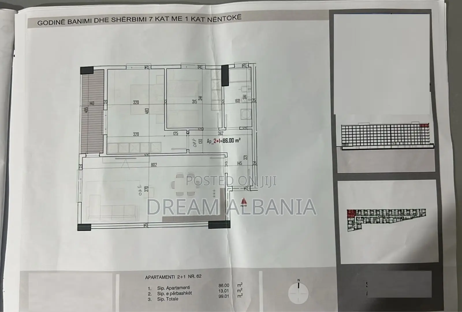 Apartamente 2+1 ne shitje ne fazen perfundimtare te ndertimit ne Pasku