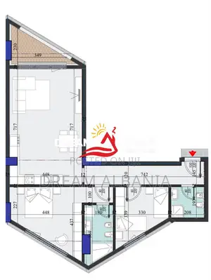 Apartament 2+1+2 Ne Shitje Te Colonade (ID 41212271)