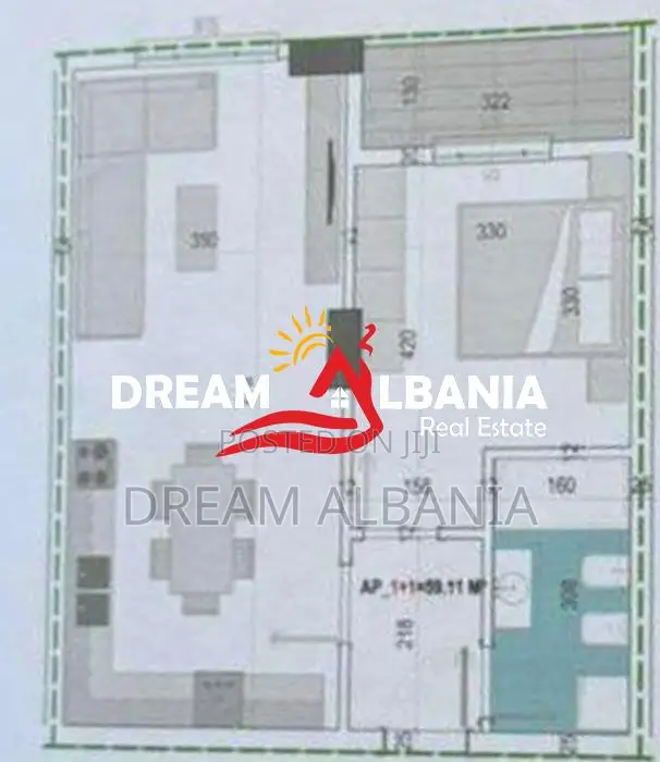Apartament 1+1 Ne Shitje Paskuqan (ID 41111597)