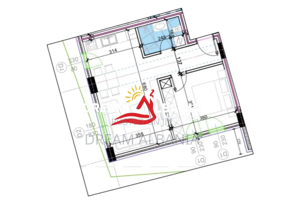 Apartament 1+1 Ne Shitje Te Kodra e Diellit 2 (ID 41111588)