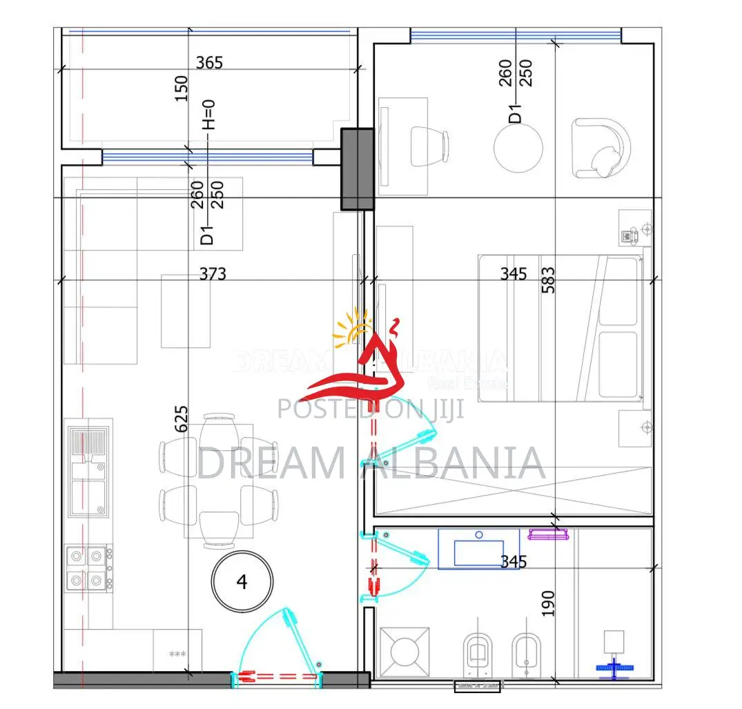 Apartament 1+1 Ne Shitje Ne Golem (ID 41111546)