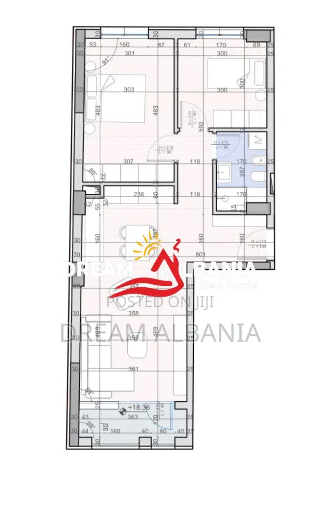 Apartament 2+1 Ne Shitje Ne Astir, Tirane (ID 41212239)