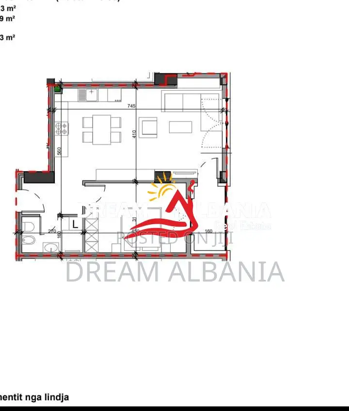 Shiten 5 Apartamente 1+1 tek Ministria e Jashtme, Sol Residence (ID 41