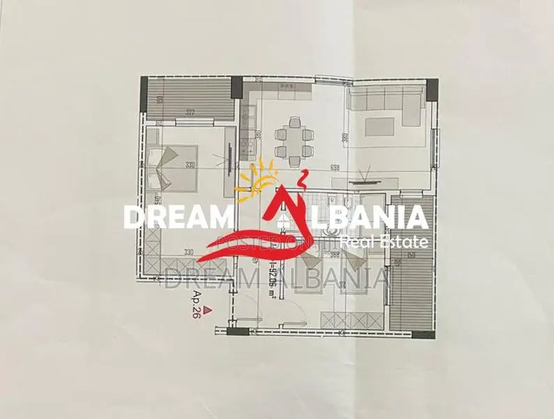 Shitet Apartament 2+1+2 dhe 3+1 tek Rezidenca Prime 3, Kamëz (ID 41212