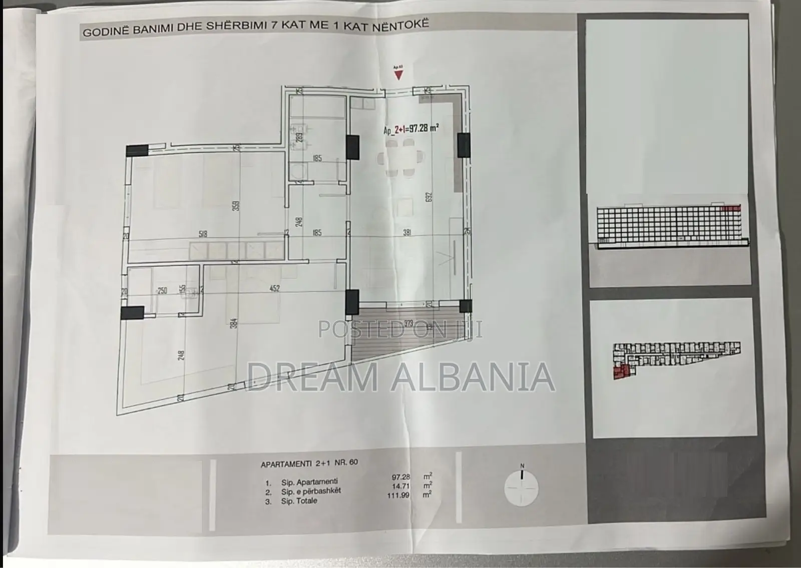 Apartamente 2+1 ne shitje ne fazen perfundimtare te ndertimit ne Pasku