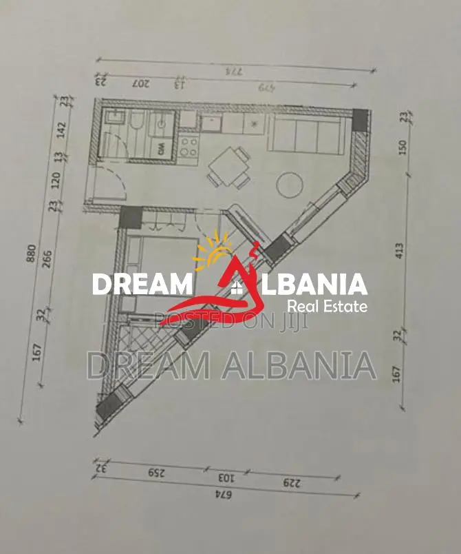 Shiten 23 Apartamente 1+1 ne Rezidencen Kadiu, Ali Demi (ID 41116108)