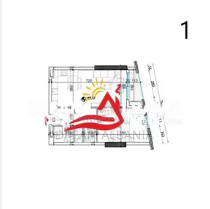 Shiten 6 Apartamente 1+1 tek Rezidenca Shqiponja Square Building, Tira