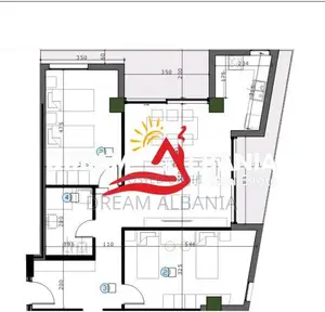 Shitet apartament 2+1 ne zonen e Astirit prane Rezidenca Klensi (ID 41