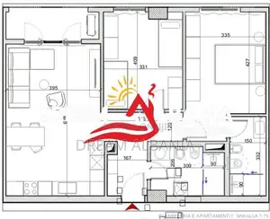 Shiten Apartamente 2+1 ne Porcelan prane Klanit ( ID 41212207 )