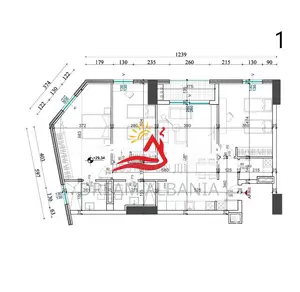 Shiten 2 Apartamente 3+1 tek Rezidenca Shqiponja Square Building, Tira