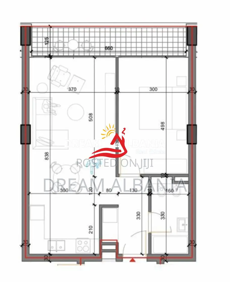 Shitet Apartament 1+1 tek Forest Residence Shkoze (ID 41111587)