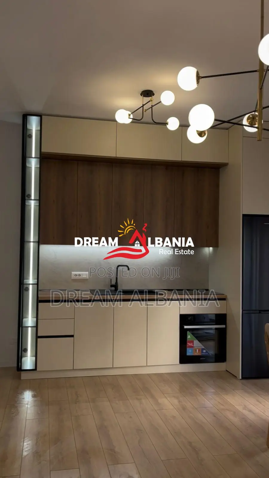 Jepet Apartament 1+1 me qera Tek Rezidenca Porta Tirana e Re Sauk (ID 