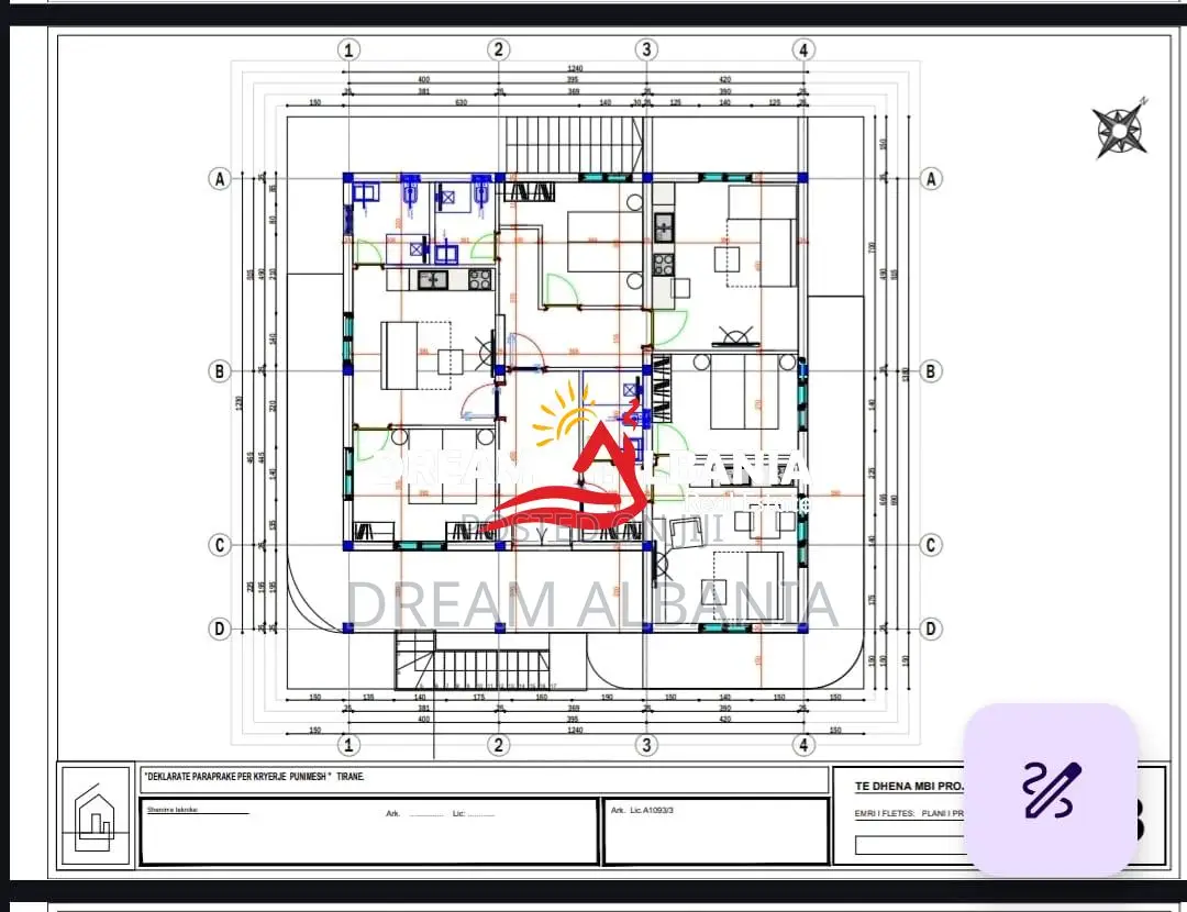 Jepet me qera godine 2 kateshe tek Casa Italia prane Hotel Mercure, Ti