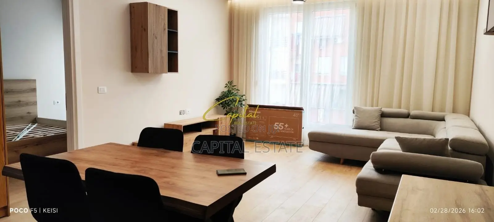 APARTAMENT ME QIRA 1+1 BULEVARDI I RI 70.000 LEKE