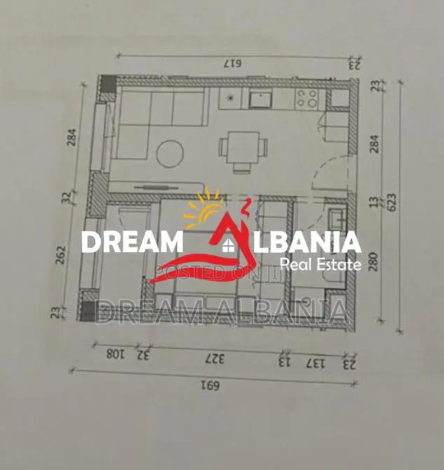 Shiten 23 Apartamente 1+1 ne Rezidencen Kadiu, Ali Demi (ID 41116108)