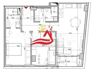 Shiten Apartamente 2+1 ne Porcelan prane Klanit ( ID 41212207 )