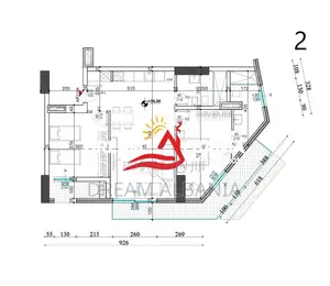 Shiten 2 Apartamente 2+1 tek Rezidenca Shqiponja Square Building, Tira