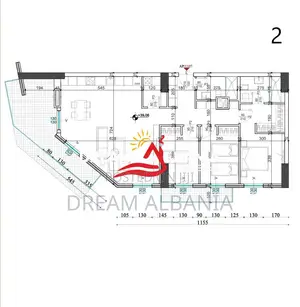 Shiten 2 Apartamente 3+1 tek Rezidenca Shqiponja Square Building, Tira