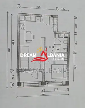 Apartament 1+1 Ne Shitje Ne Ali Dem, Tirane (ID 41111543)