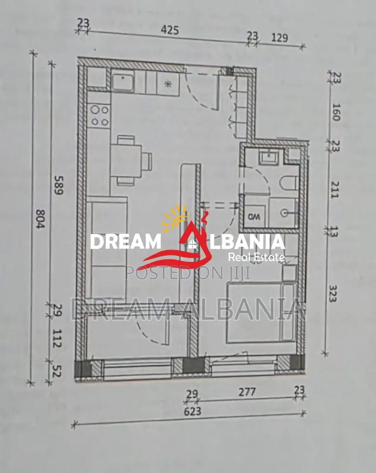 Apartament 1+1 Ne Shitje Ne Ali Dem, Tirane (ID 41111543)